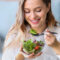 Healthy bowl of salad representing eating salad every day